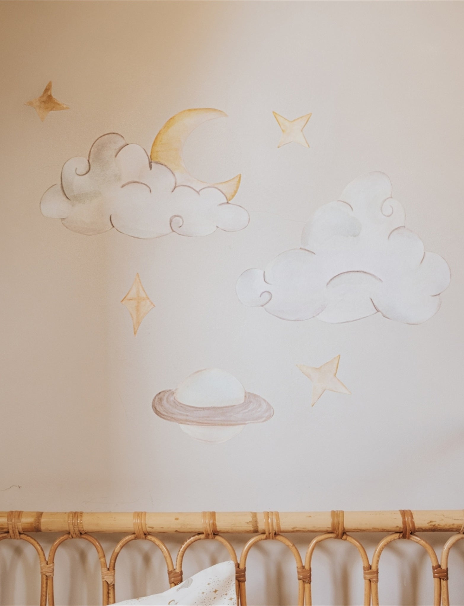 That's Mine Wallsticker saturn himmel - Multi - 100% Tekstil folie Buy Bolig & udstyr||Børneværelset||Wallstickers||Alle||personale||alt minus sløjfe||NOOS||Wallstickers - himlen||mette-sale||noos u. 350||Black week - bundle 2||Orderly Emails - Recommended Products||Udstyr til børneværelset||All here.