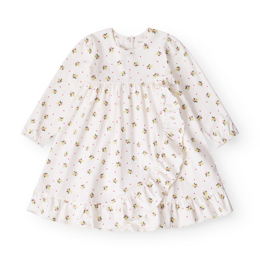 That's Mine Emilia kjole - Sweetheart Petals - 48% Organic cotton / 47% Modal / 5% Elastane Buy Kjoler||Kjoler & nederdele||personale here.