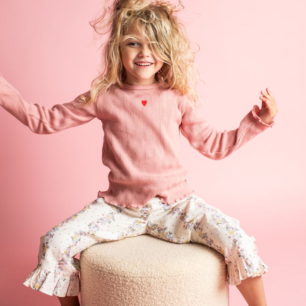 That's Mine Nethe bukser - Shell fleur - 85% Organic Cotton / 15% Linen Buy Bukser||Bukser & shorts||personale here.