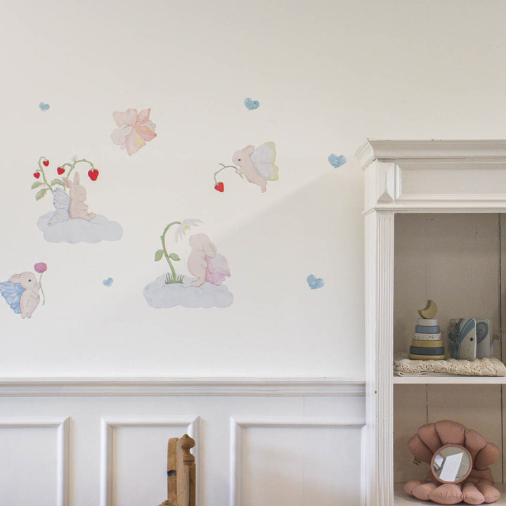 Wallsticker Daisy whispers - Beige