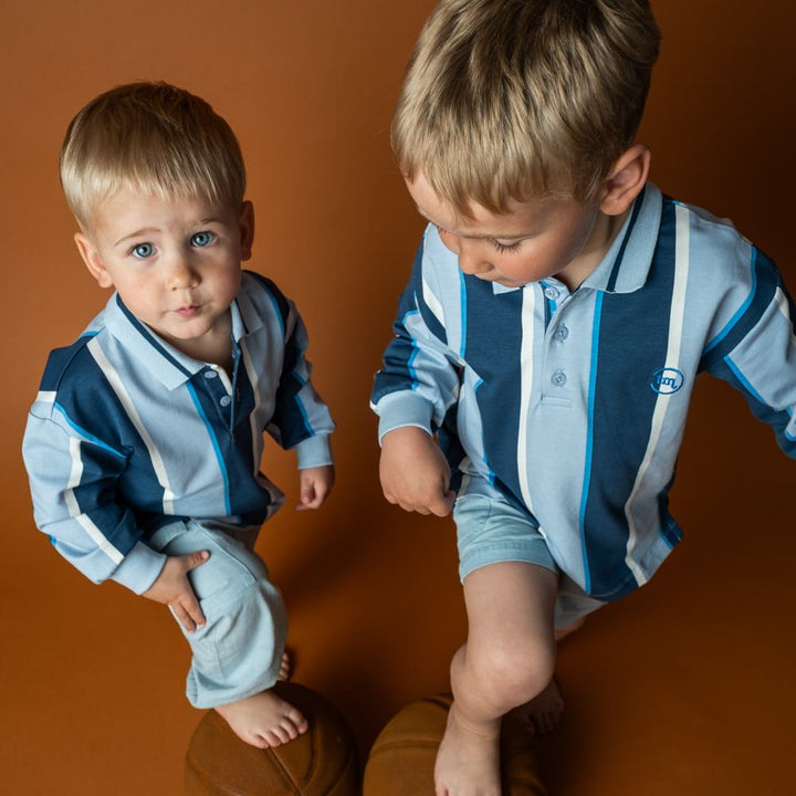 That's Mine Victor polo trøje - Multi stripe - 95% organic cotton / 5% elastane Buy Overdele||Bluser||personale||Forår 2026 here.