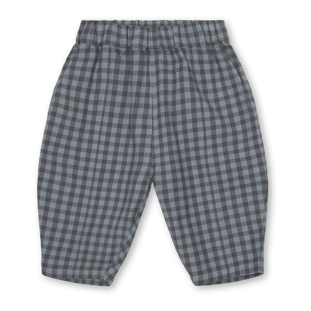 That's Mine Harlow pants - Blue check - 100% Organic cotton Buy Tøj||Bukser||Bukser & shorts||Alle||personale||AW24 - sneak peek||AW24 here.